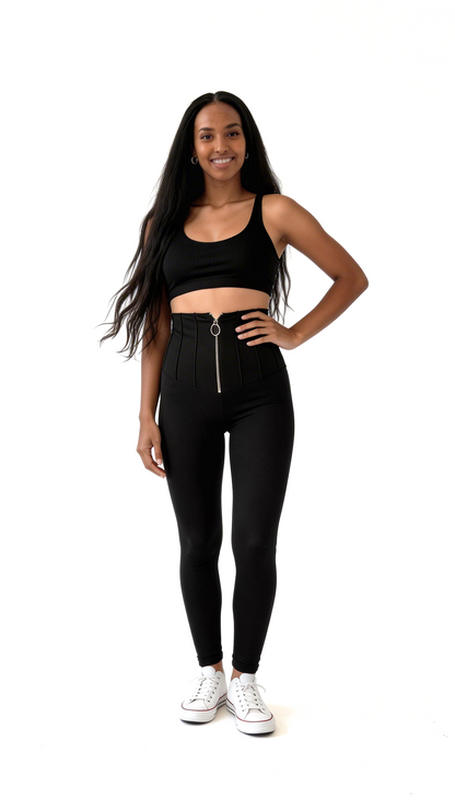 Veluxa Zip Sculpt Leggings