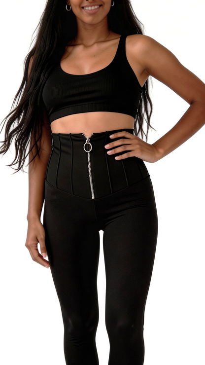 Veluxa Zip Sculpt Leggings